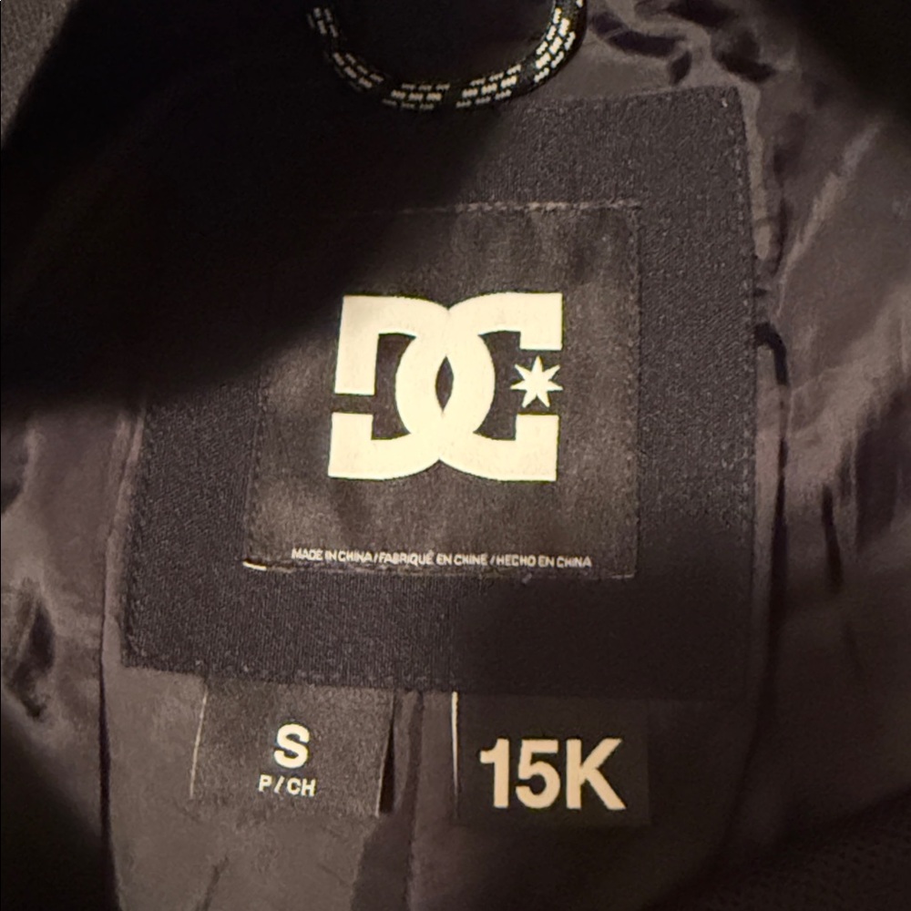 DC Black unisex snow bibs  Jumpsuit - Picture 5 of 5
